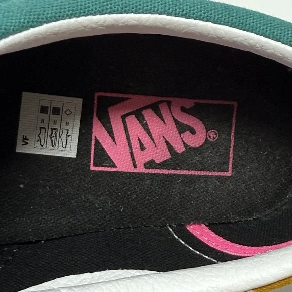 VANS Era Mix & Match - 500714 Black Blue Yellow Green Size 7.5 Men 9.0 Women EUC - Picture 11 of 11